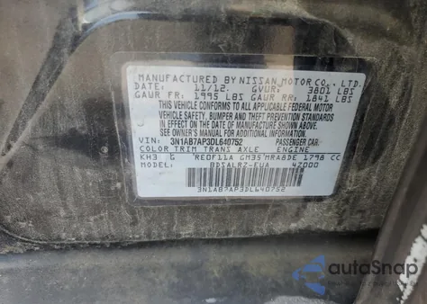 2013 Nissan Sentra S from USA, damaged, VIN 3N1AB7AP3DL640752